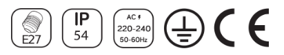 90PC täckvägglampa HR60101