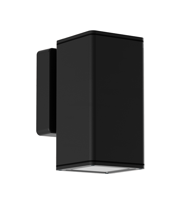 Fyrkantig vägglampa med ett huvud HR60335 Fyrkantig vägglampa med ett huvud HR60335