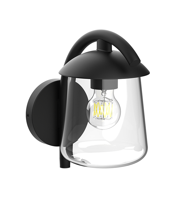 Parrot Bend Flat Top Glas Vägglampa HR60673 Parrot Bend Flat Top Glas Vägglampa HR60673