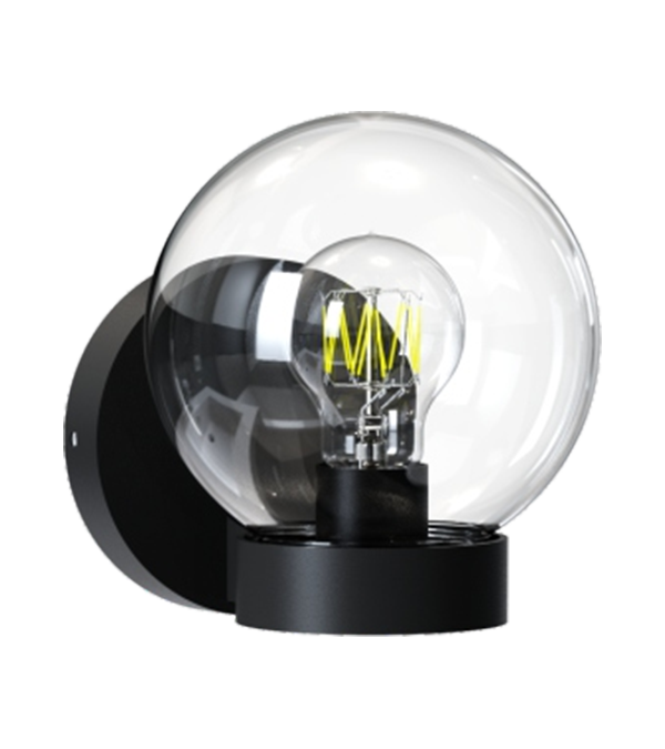 Rund glasplastvägglampa HR60771 Rund glasplastvägglampa HR60771