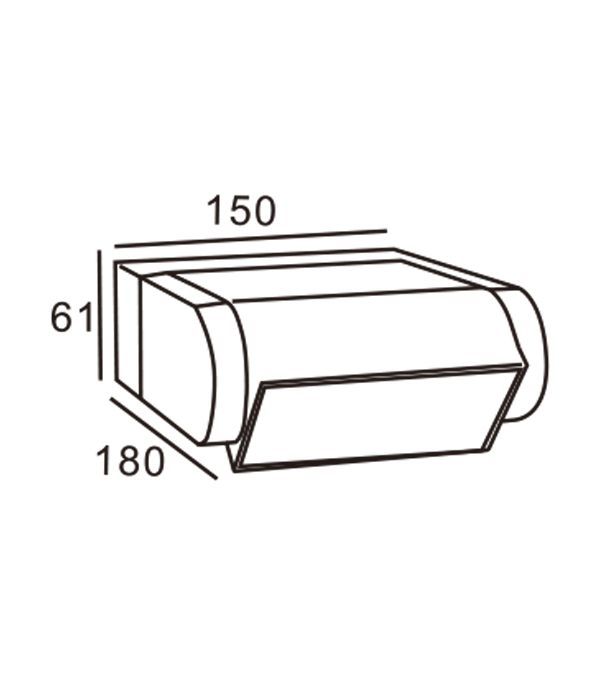 150 Rotera 350° Vägglampa HR60441 150 Rotera 350° Vägglampa HR60441