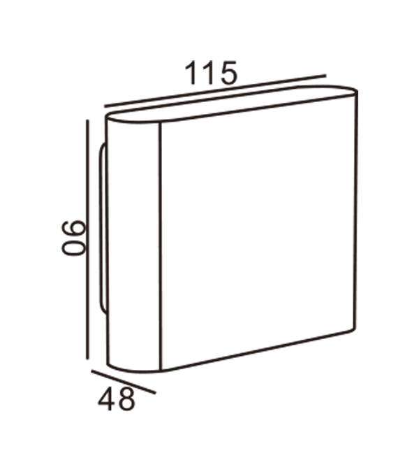Laddningsbank X Vägglampa HR60742 Laddningsbank X Vägglampa HR60742