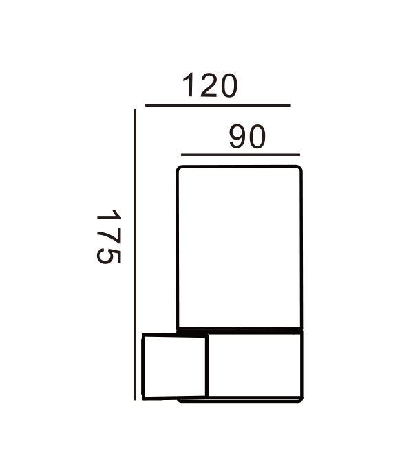 Enkelt huvud, rund glasvägglampa HR60463 Enkelt huvud, rund glasvägglampa HR60463