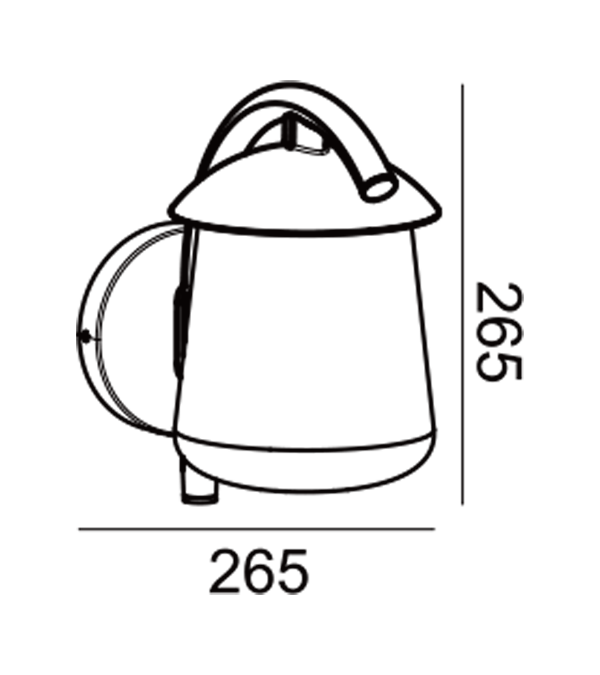 Parrot Bend Flat Top Glas Vägglampa HR60673 Parrot Bend Flat Top Glas Vägglampa HR60673