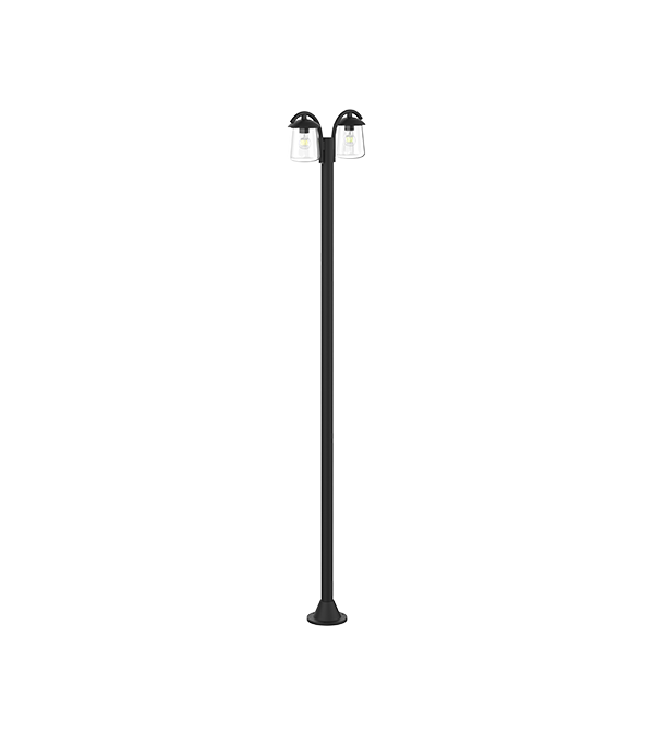 Trädgårdslampa med dubbelt huvud HR60703 Trädgårdslampa med dubbelt huvud HR60703