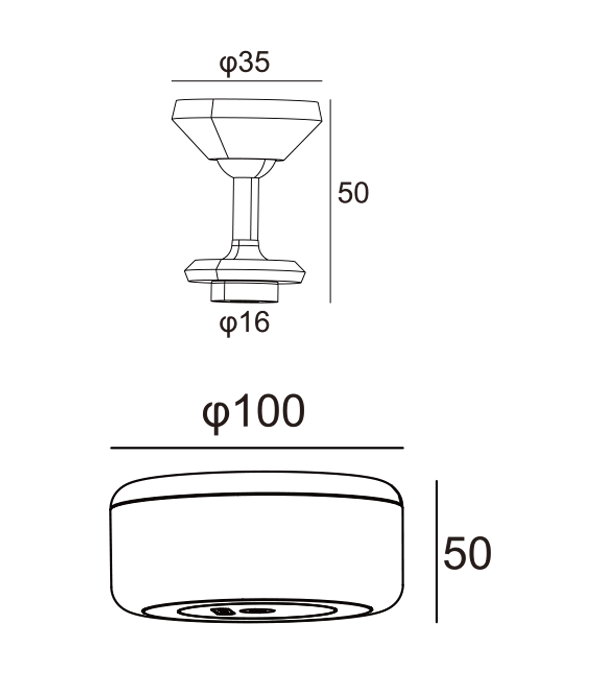 Magnetisk laddningslampa HR95018 Magnetisk laddningslampa HR95018