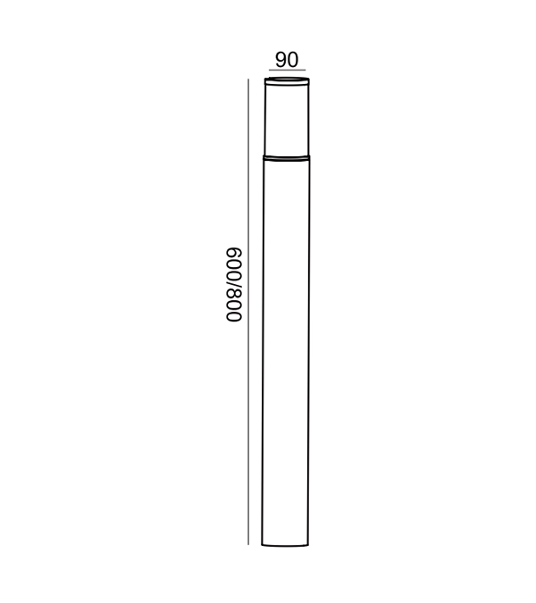 LED liten midja trädgårdslampa HR60733-800 LED liten midja trädgårdslampa HR60733-800