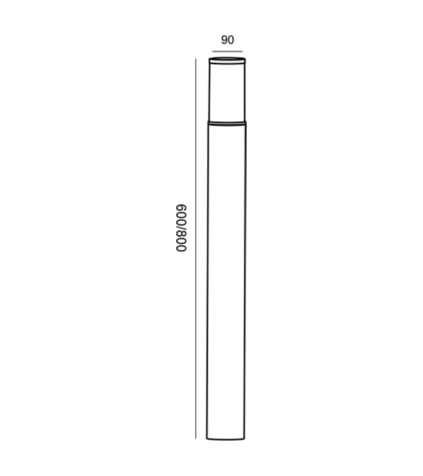 LED liten midja trädgårdslampa HR60733-600 LED liten midja trädgårdslampa HR60733-600