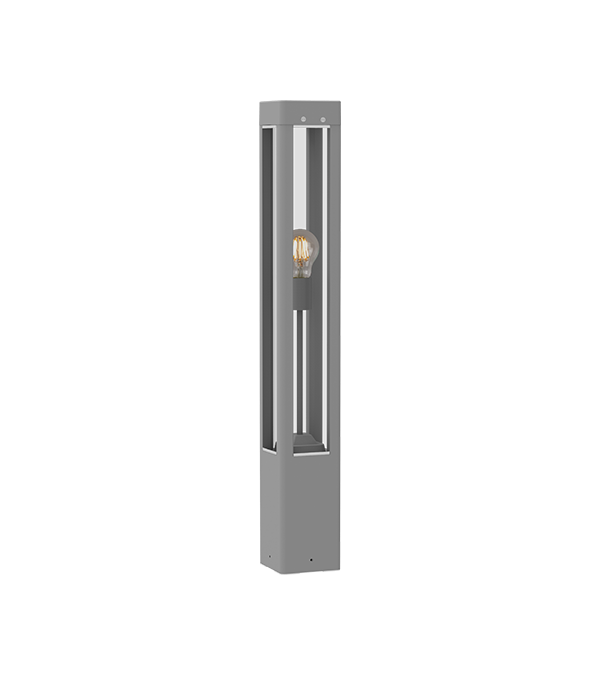 Trädgårdsljus i fyrsidigt glas HR60041-500 Trädgårdsljus i fyrsidigt glas HR60041-500