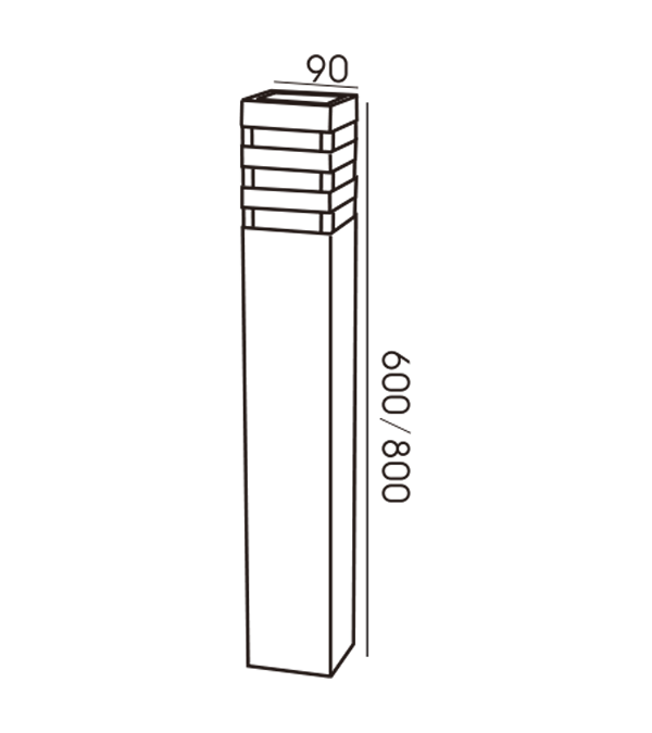 90 Square Trelager Transparent Euro Garden Light HR60062-600 90 Square Trelager Transparent Euro Garden Light HR60062-600