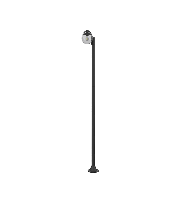 Enkelt huvud runt glas trädgårdslampa HR60692 Enkelt huvud runt glas trädgårdslampa HR60692