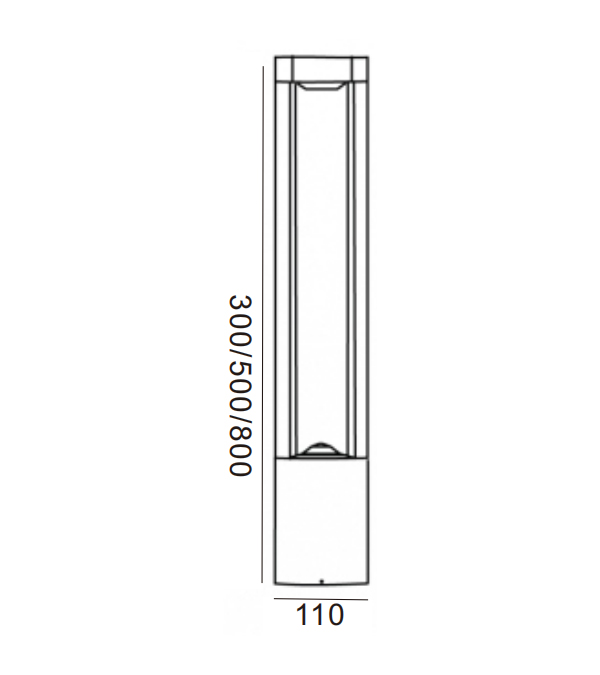 110 fyrkantiga LED Trädgårdsljus HR60032-800-LED 110 fyrkantiga LED Trädgårdsljus HR60032-800-LED