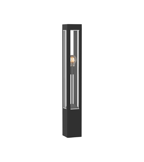 Trädgårdsljus i fyrsidigt glas HR60041-500 Trädgårdsljus i fyrsidigt glas HR60041-500