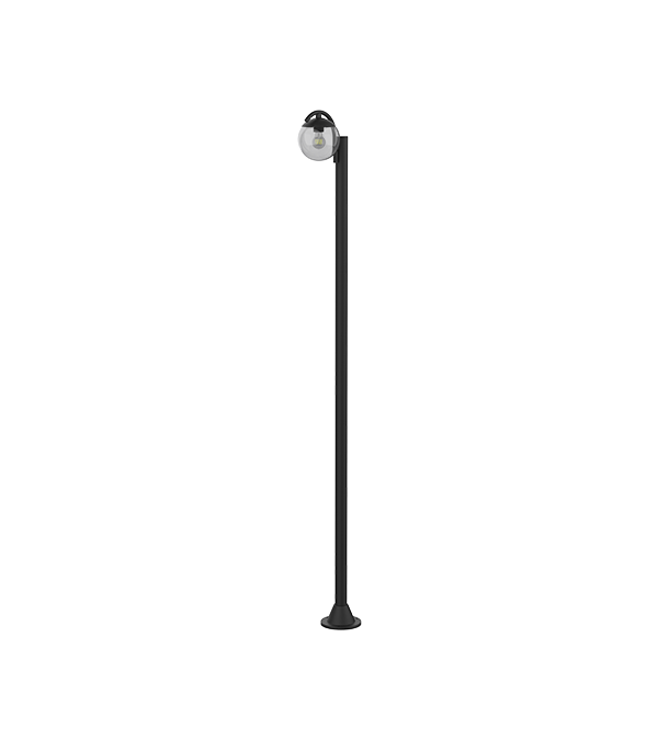 Enkelt huvud runt glas trädgårdslampa HR60692 Enkelt huvud runt glas trädgårdslampa HR60692