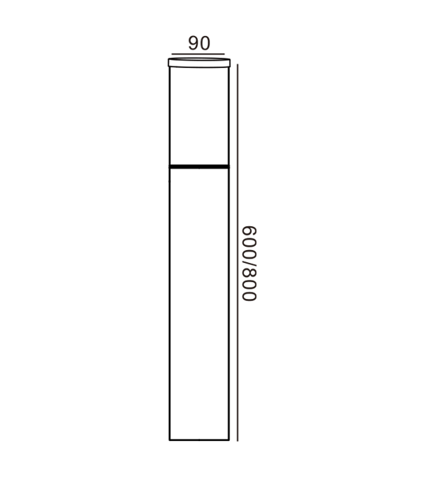 90st Täckt Väggträdgårdslampa HR60101-600 90st Täckt Väggträdgårdslampa HR60101-600