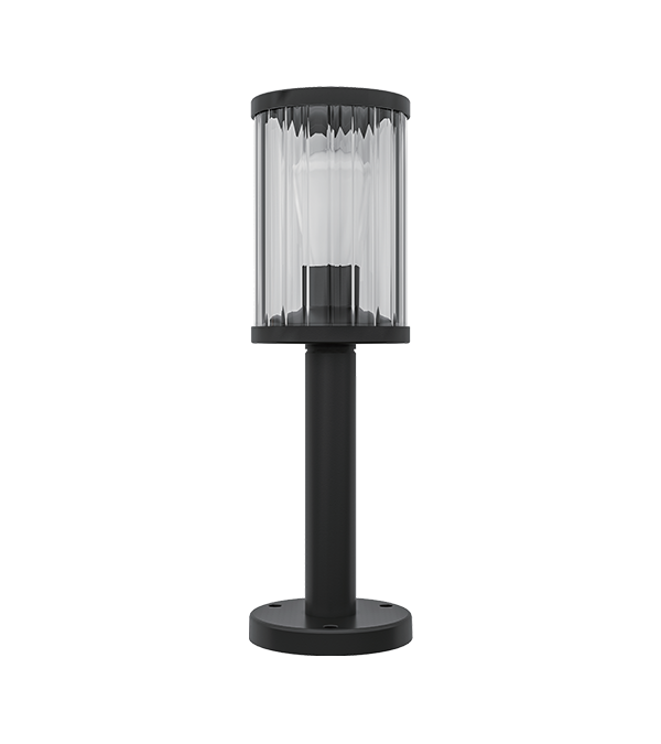 Vertikal randigt glas LED Trädgårdslampa HR60132-600 Vertikal randigt glas LED Trädgårdslampa HR60132-600