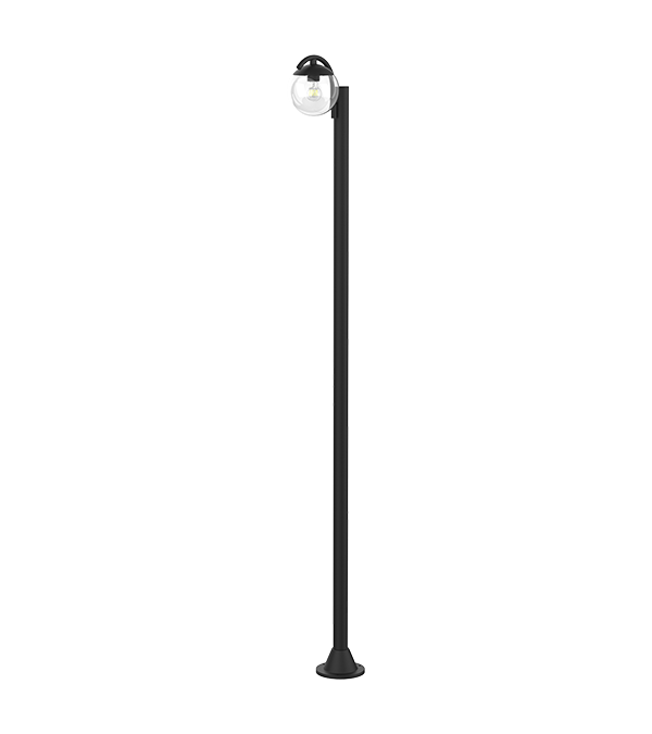 Enkelt huvud runt glas trädgårdslampa HR60692 Enkelt huvud runt glas trädgårdslampa HR60692