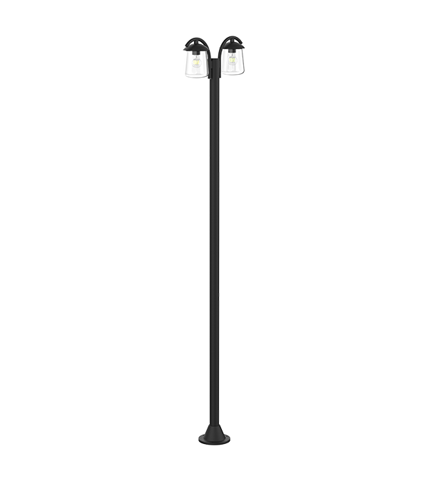 Trädgårdslampa med dubbelt huvud HR60703 Trädgårdslampa med dubbelt huvud HR60703