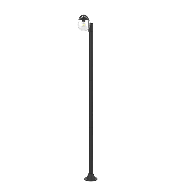 Enkelt huvud runt glas trädgårdslampa HR60692 Enkelt huvud runt glas trädgårdslampa HR60692