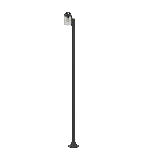 Enkelt huvud, platt trädgårdslampa HR60702 Enkelt huvud, platt trädgårdslampa HR60702