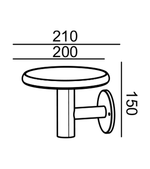 Diskus vägglampa HR65031 Diskus vägglampa HR65031